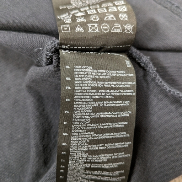 G-Star Raw Polo Shirt Men's L Blue Navy Fenster Short Sleeve Cotton Spellout - Picture 7 of 9